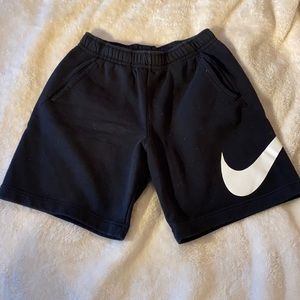 Black Nike sweat shorts
